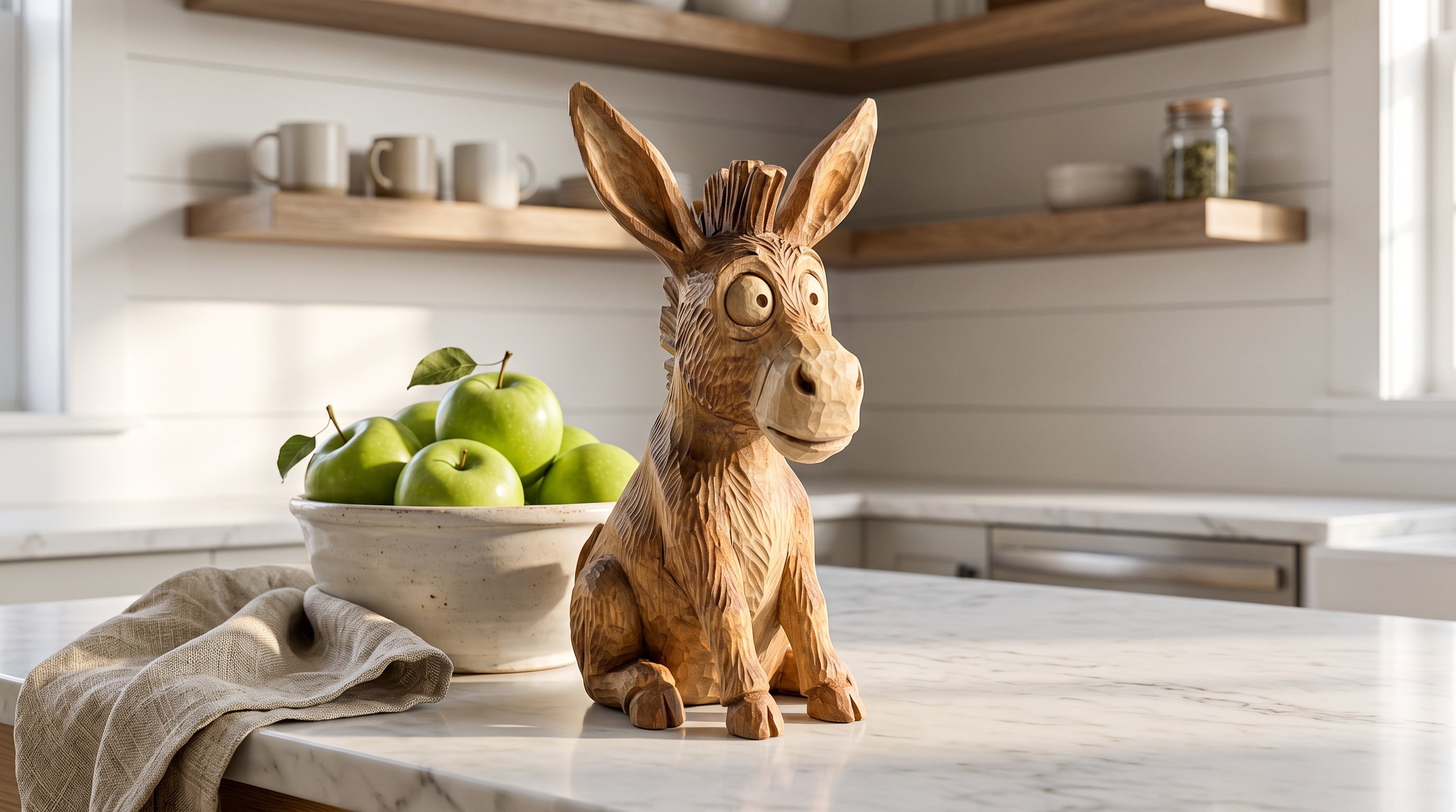 Wooden Donkey Statue: The Perfect Modern Farmhouse Decor – BeeRusty