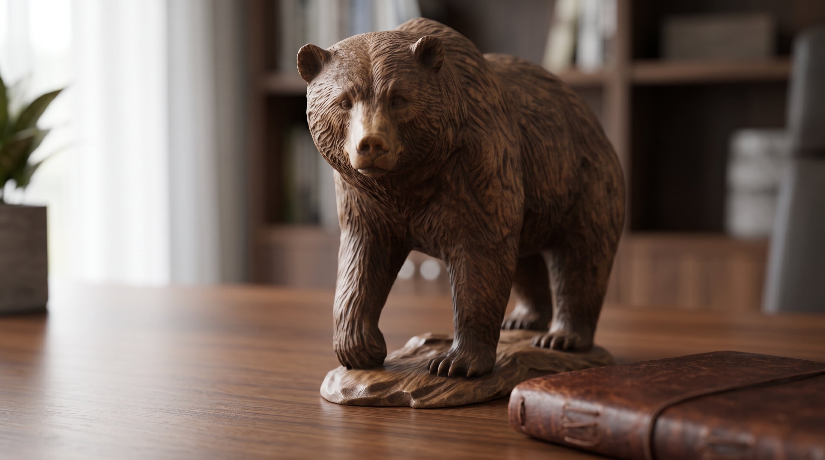 Wooden Grizzly Bear Statue: Bringing the Power of the North American Wilderness into Your Home
