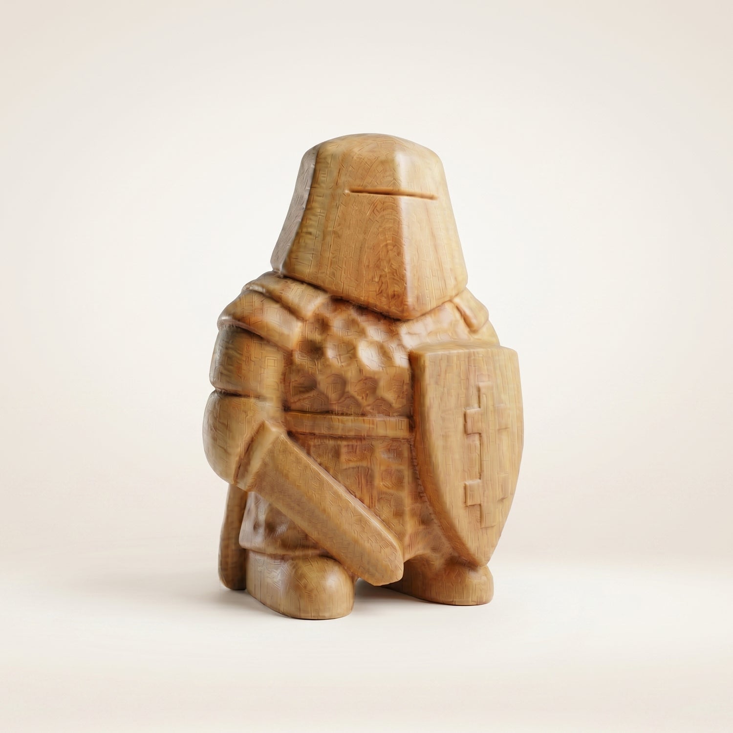 Knight Figurine - Hand-carved Wooden Figurines – BeeRusty