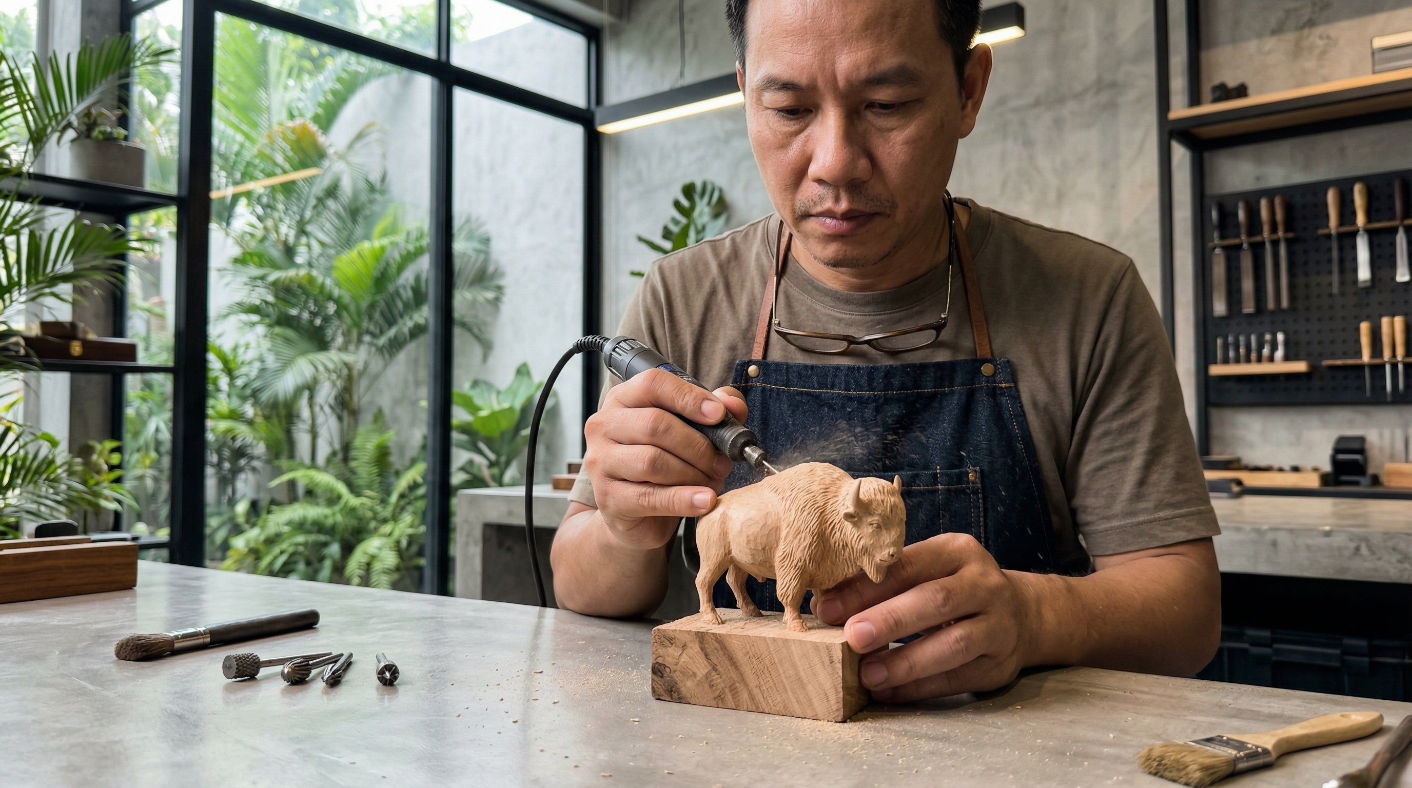 Hand-Carved Wooden Figurines & Decor – BeeRusty