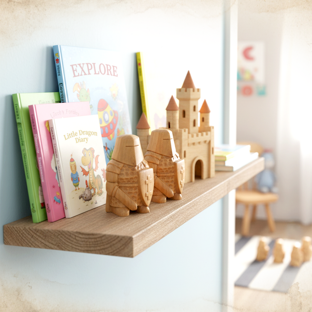 BeeRusty™ - Hand Carved Wooden Knight Figurine